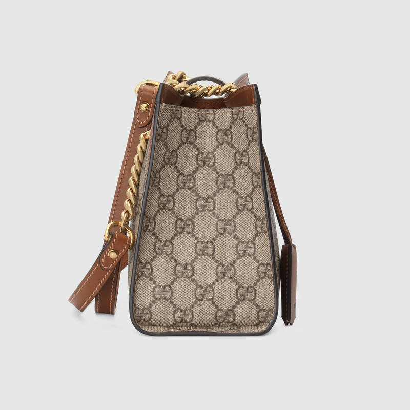 Gucci Padlock GG Small Shoulder Bag 498156 Brown